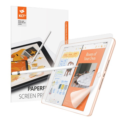 KCT [2 PACK] Paperfeel Screen Protector Compatible with iPad 9/8/7(10.2-Inch, 2021&2020&2019 Model, 9th 8th 7th generation),iPad 10.2 Matte PET Paperfeel Film No Glare Scratch Resistant Paperfeel Protector,Compatible with Apple Pencil - 