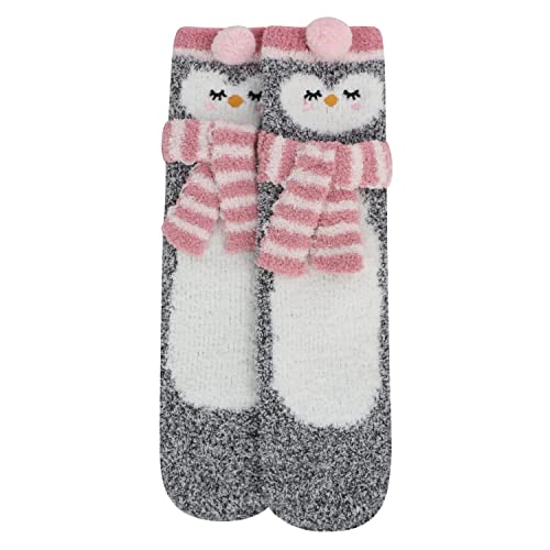 Snoozies Cozy Winter Critter Women's Socks! - Owl