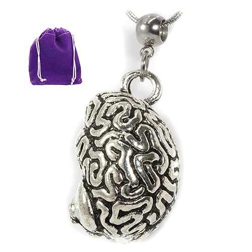 Brain Necklace - Psychology Jewelry and Anatomy Jewelry with a Brain Charm or Anatomy Charm or an Anatomical Brain Necklace and Neurology Jewelry or Anatomical Necklace and Behavior Analyst Gift