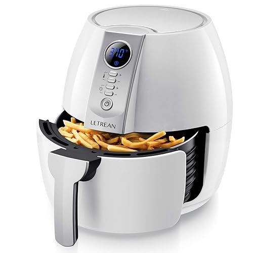 Ultrean Air Fryer, 4.2 Quart Electric Hot Airfryer Oven Oilless Cooker for Quick Easy Meals, Nonstick Frying Pot, UL Certified,1500w, White - White
