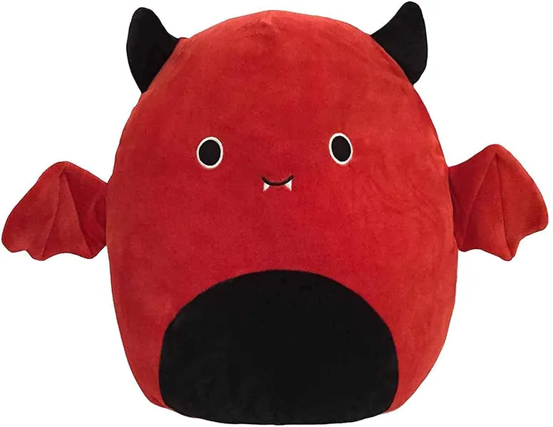 1PC Bat Plush Toy, 8inch Bat Plush Pillow, Cute Bat Stuffed Animals Kids Home Decoration Gift for Birthday Christmas Halloween (Red) - 8inch Red