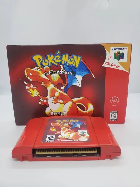 Pokemon Red Version For Nintendo 64