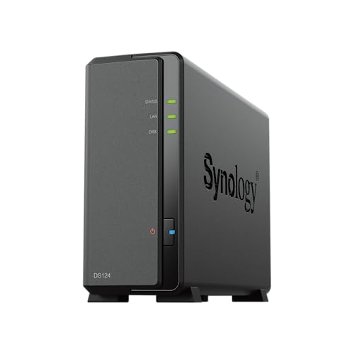 Synology 1-Bay DiskStation DS124 (Diskless) - DS124 - 1-bay; 1GB DDR4