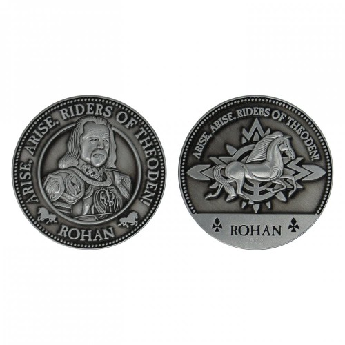 Fanattik Lord of the Rings Collectable Coin King of Rohan Limited Edition, One Size (THG-LOTR04)