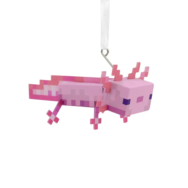 Hallmark Minecraft Axolotl Christmas Ornament - 