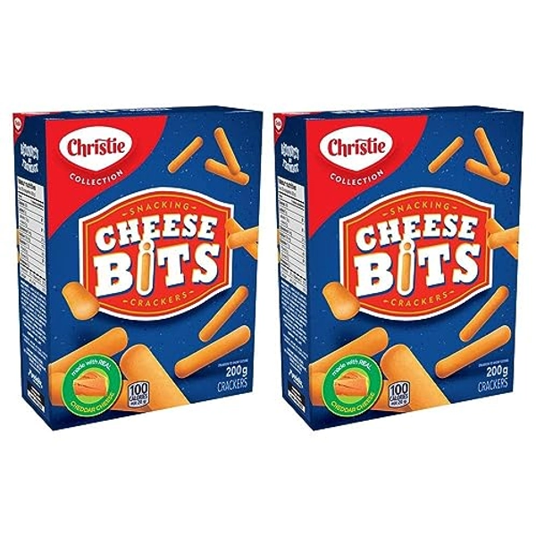 Christie Cheese Bits Snacking Crackers 200g/7oz, 2-Pack {Imported from Canada}