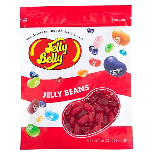 Jelly Belly Pomegranate Jelly Beans - 1 Pound (16 Ounces) Resealable Bag - Genuine, Official, Straight from the Source