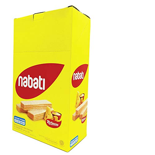 Richeese Nabati Cheese Wafer 8g (20 Piece) - 0.28 Ounce (Pack of 20)