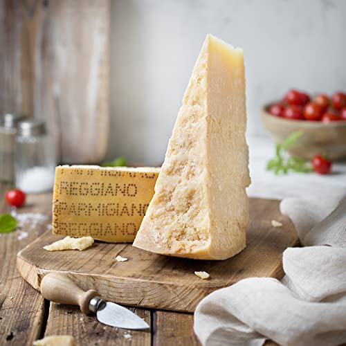 Parmigiano Reggiano DOP 24 months 2.2 lb (1kg) - The Only Parmesan - EMILIA FOOD LOVE Selected with love in Italy - Parmigiano Reggiano DOP 24 months