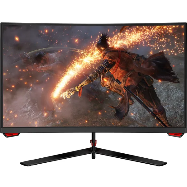 Titan Army 24H3G 24" FHD 144Hz Curved Gaming Monitor 1920x1080 - DisplayPort - 2x HDMI - Adaptive Sync - 1500R - Tilt Adjustable - 75x75 VESA
