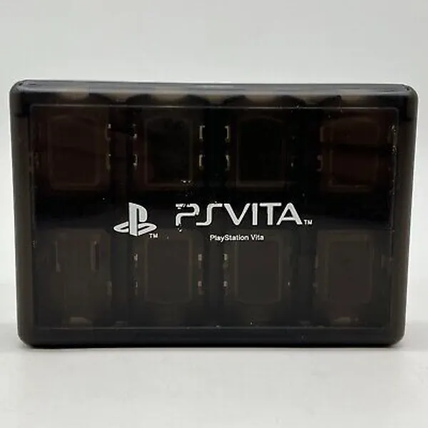 Sony Playstation Vita Case PS Plastic Game Carrying 24 Slots HORI Black Travel | eBay