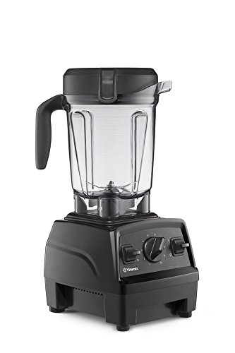 Vitamix Explorian Blender, Professional-Grade, 64 oz. Low-Profile Container, Black - 65542 (Renewed Premium) - Black - Blender