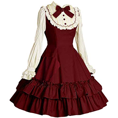 I-Youth Wine Red Lolita Dress