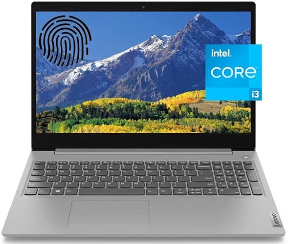 Lenovo 2022 Ideapad 3i 15.6" FHD Laptop for Business and Student, Intel Core i3-1115G4(Up to 4.1GHz), 8GB RAM, 512GB SSD, Fingerprint Reader, WiFi 5, Webcam, HDMI, Intel Iris Xe Graphics, Win 11 S - 8GB RAM | 512GB SSD - Platinum Grey