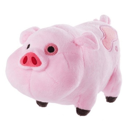 Gravity falls Waddles Pig Mabel Barfing Gnome Plushes Dolls Kids Toy 7" with Tag (Waddles Pig) - 