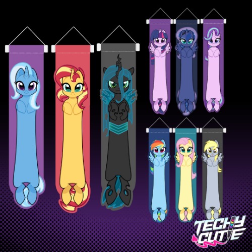 Long Pony Pin Banners | Luna