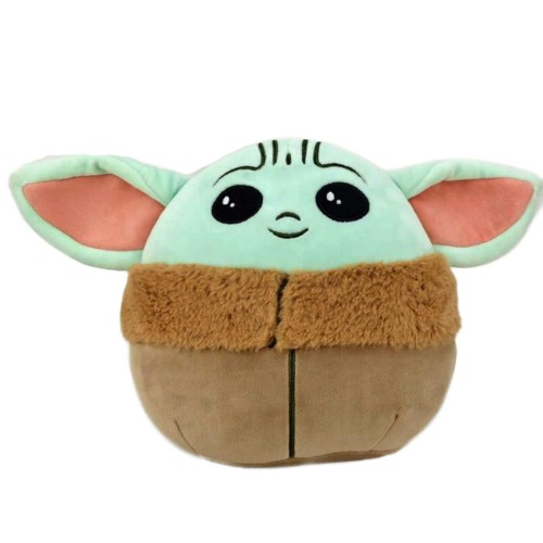 Leong Products 8 inch Baby Yoda/The Child/Grogu Cute and Cuddly Soft Plush Pillow (20 cm)