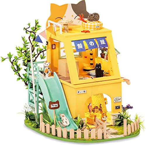 Rolife DIY Miniature Dollhouse Kit 3D Wooden Dolls House Kits to Build for Teens Adults Doll House 1:24 Scale Craft Gifts, Christmas Gfit