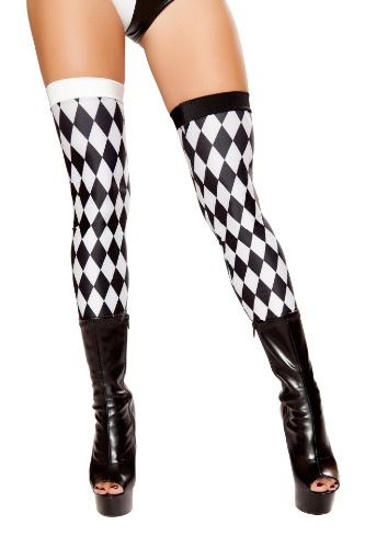 ST10044 - Jester Leggings - Black/White / O/S