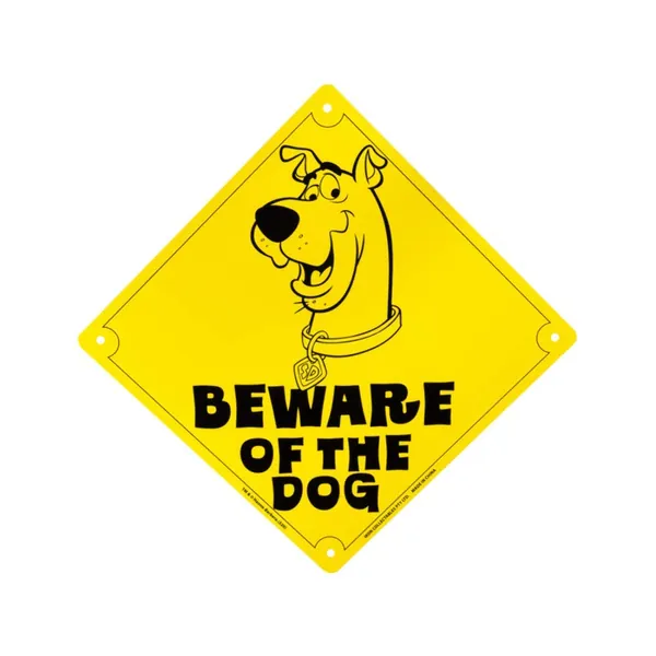 Scooby Doo - Beware of The Dog Tin Sign