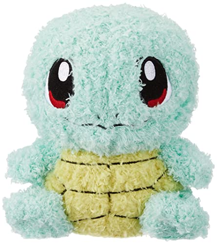 Sekiguchi Pokemon MokoMoko Squirtle Fluffy Stuffed Plush, 7"