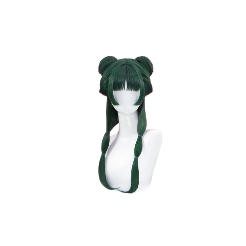 【Ready For Ship】DokiDoki Anime The Apothecary Diaries Cosplay Mao Mao Wig / Hairpin/ Earring/ Bow Clip/ Necklace Maomao Long Straight Green Hair Maomao | Ver 3. Wig Only-Ready For Ship