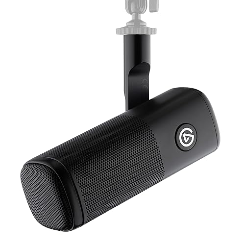 Elgato Wave DX - Dynamic XLR Microphone, Cardioid Pattern, Noise Rejection, Speech optimised for Podcasting, Streaming, Broadcasting, No Signal Booster Required, Works with Any Interface, for Mac, PC - Microphone