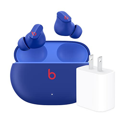 Beats Studio Buds with Apple 20W USB-C Power Adapter - Ocean Blue - Ocean Blue - Studio Buds & Power Adapter - Without AppleCare+