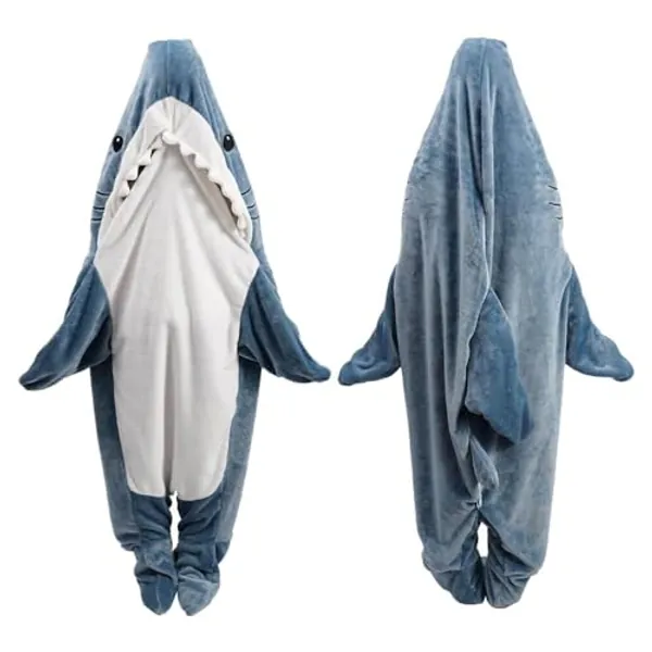 Gudina Shark Blanket Adult - Xxl: for 67-71 Inch Height
