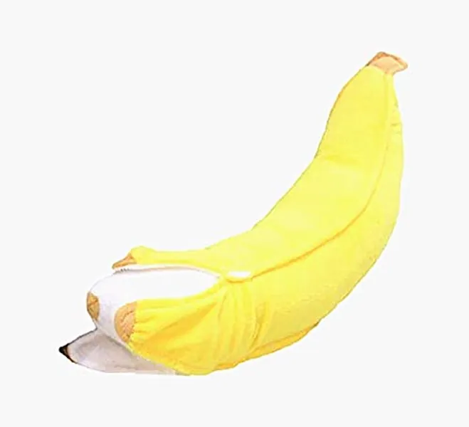 YF-ANEN 17'' Peeled Banana Plush Stuffed Toy