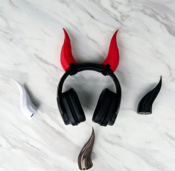 Demon Horns Attachement for Headset