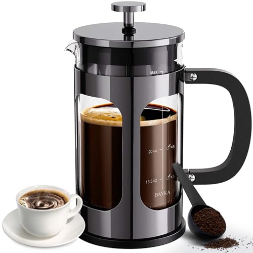 BAYKA 34 Ounce 1 Liter French Press Coffee Maker
