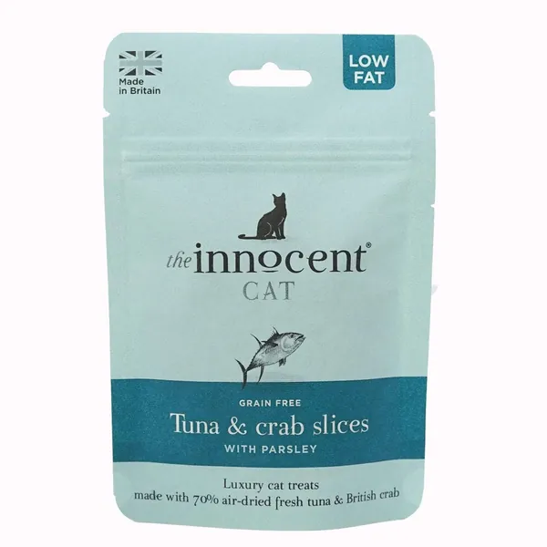 Innocent Hound Cat Grain Free Tuna & Crab Slices With Parsley 70G