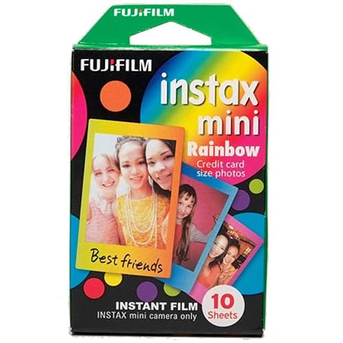 Fujifilm Instax Mini Instant Rainbow Film 50 Sheets