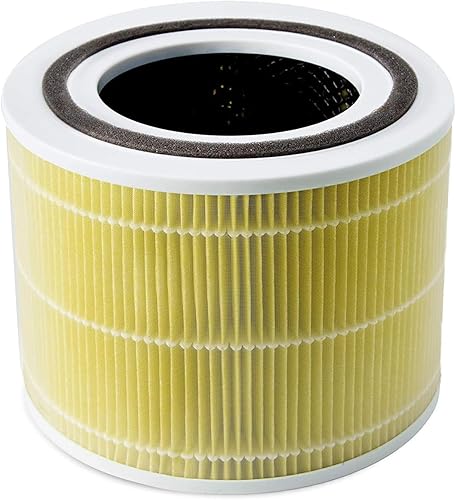 LEVOIT Core 300-P Air Purifier Pet Allergy Replacement Filter, 3-in-1 Filter, Efficiency Activated Carbon, Core300-RF-PA, 1 Pack, Yellow - Pet Allergy Filter - Filter