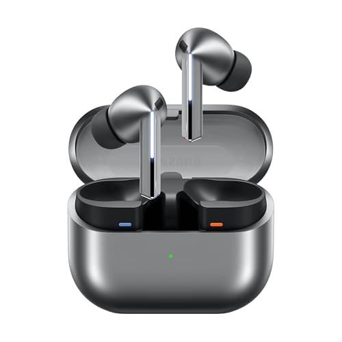SAMSUNG Galaxy Buds 3 Pro AI True Wireless Bluetooth Earbuds, Noise Cancelling, Sound Optimization, Redesigned Comfort Fit, Silver [US Version, Amazon Exclusive, 2Yr Warranty] - Silver - Buds 3 Pro - Buds Only