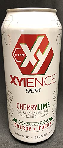Xyience Energy Cherry Lime Energy Drink, 16 Ounce (24 Cans)