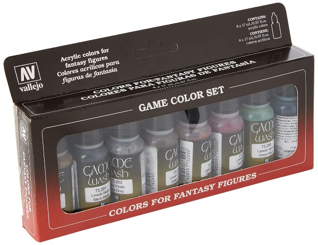 Vallejo Aquarel AV Washes Set - 8 x 17ml