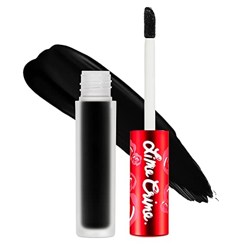 Lime Crime Velvetines Liquid Matte Lipstick, Black Velvet 