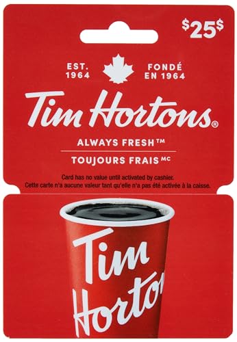 Tims Gift Card - 25 - Standard