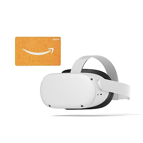 Meta Quest 2 — Advanced All-in-One Virtual Reality Headset — 128 GB with Elite Strap for Enhanced Support and Comfort in VR - Starter Bundle - 128GB