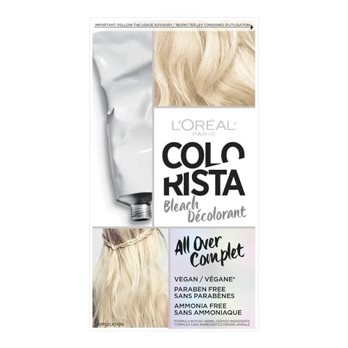 L'Oreal Paris Colorista Hair Bleach, All Over Bleach, Hair Color Lightening Permanent Hair Color, 1 EA (Packaging May Vary) - All Over Bleach - BLEACH