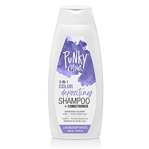 Punky Colour - 3-in-1 Color Depositing Shampoo + Conditioner - Lavenderapturous - 250mL / 8.5oz