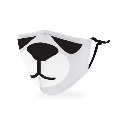 Weddingstar 3-Ply Kid's Washable Cloth Face Mask Reusable and Adjustable with Filter Pocket - Panda - Kids Mask Panda