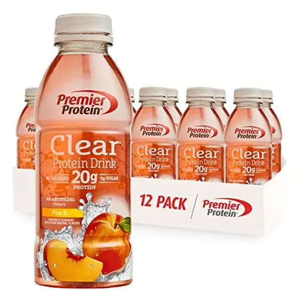 Premier Protein Premier Clear Protein Drink Peach (12/16.9 Fl Oz Net Wt 202.8 )