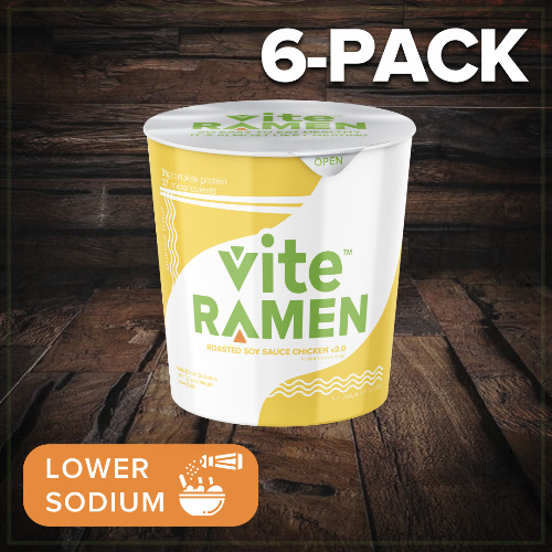 6 Pack Vite Ramen GO - Roasted Soy Sauce Chicken