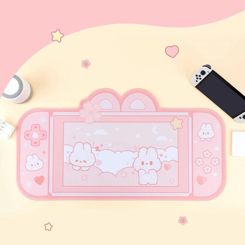 Pink Bunnies Switch Mousepad