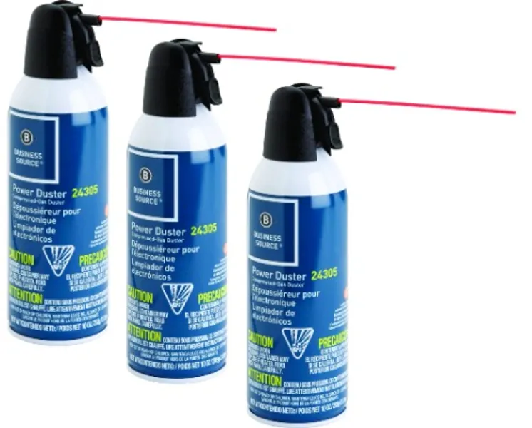 3 Cans, Compressed Air Duster, 10 oz Cans, Canned Air, Disposable Cleaning Duster, 10 oz - 3 Cans
