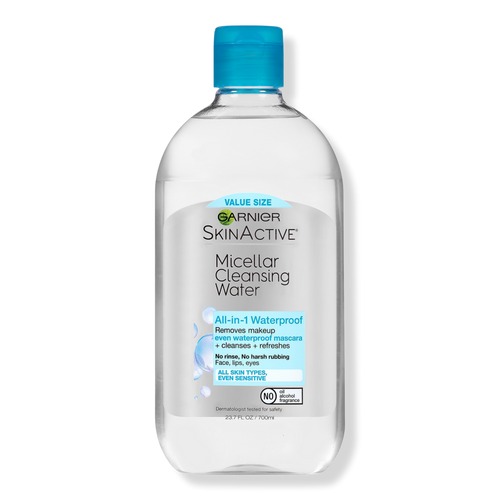 SkinActive Micellar Cleansing Water All-in-1 Cleanser & Waterproof Makeup Remover