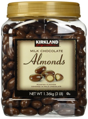 Kirkland Signature Milk Chocolate Roasted Almonds, 48 Ounce - Chocolate 1 Count (Pack of 1)
